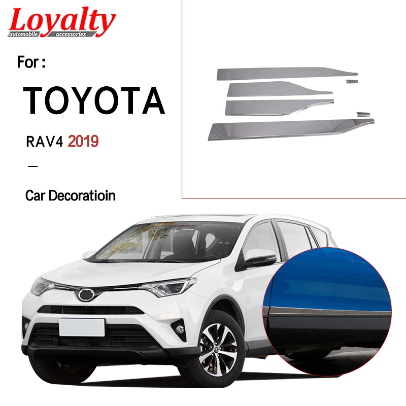 Лояльность для Toyota RAV4 2019 ABS Матовый Серебристый автомобильные аксессуары внешняя