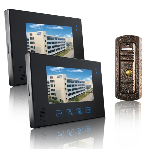 Мин ян подлинная дома 7 дюймов проводной видео-дверной звонок видеодомофон