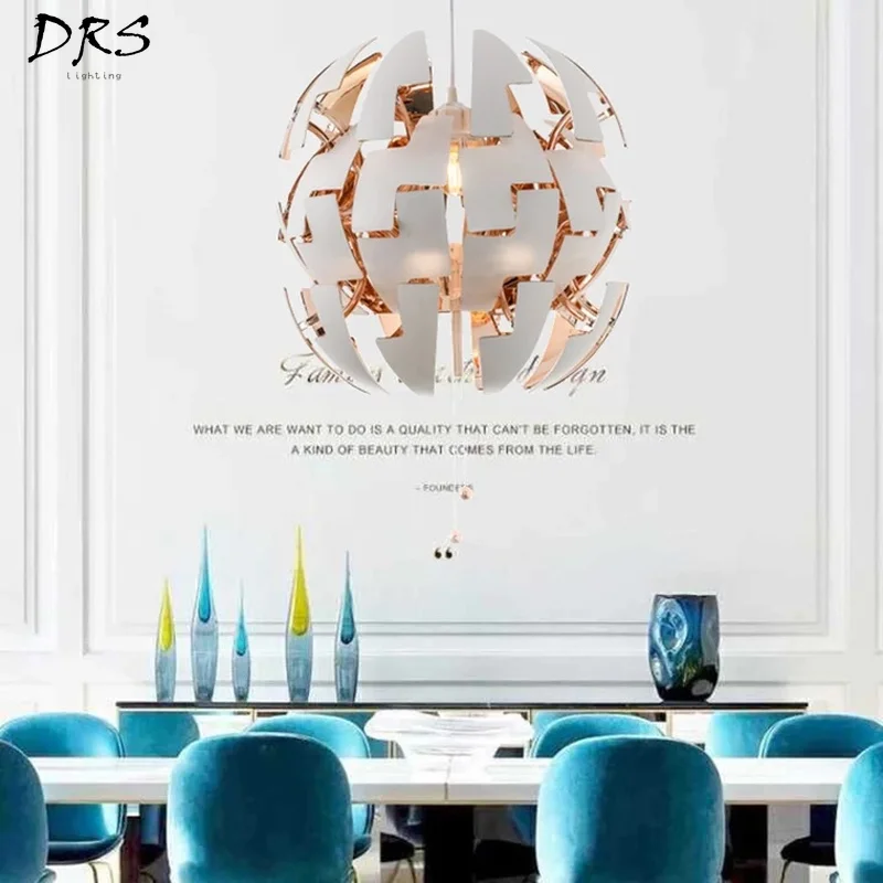 Ins Net Red Dining Room Chandelier Nordic Modern Simple Living Bedroom Creative Stretching Deformation Lamps | Освещение