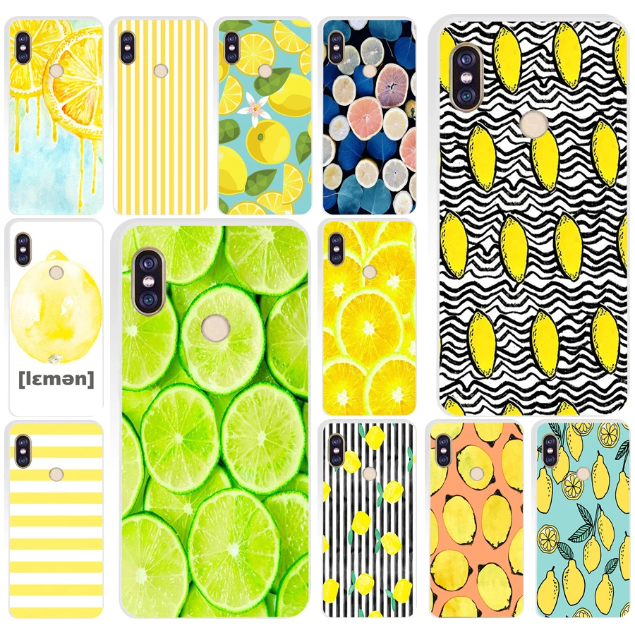 249AQ лимонно-желтые полосы Мягкий Силиконовый ТПУ чехол для телефона xiaomi redmi 6 pro note