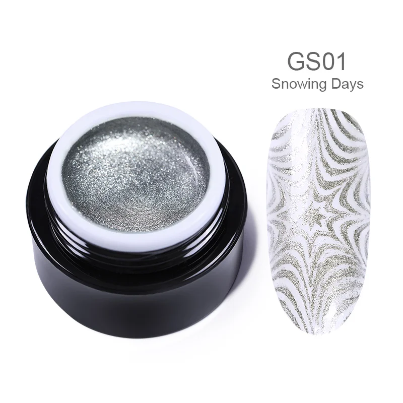 BP-GS01 BORN PRETTY ногтей штамповки гель 5 мл Гель-лак Shimmer Блеск печати Soak Off УФ лак-гель лаки для дизайн ногтей штамповки пластины - Цвет: BP-GS01