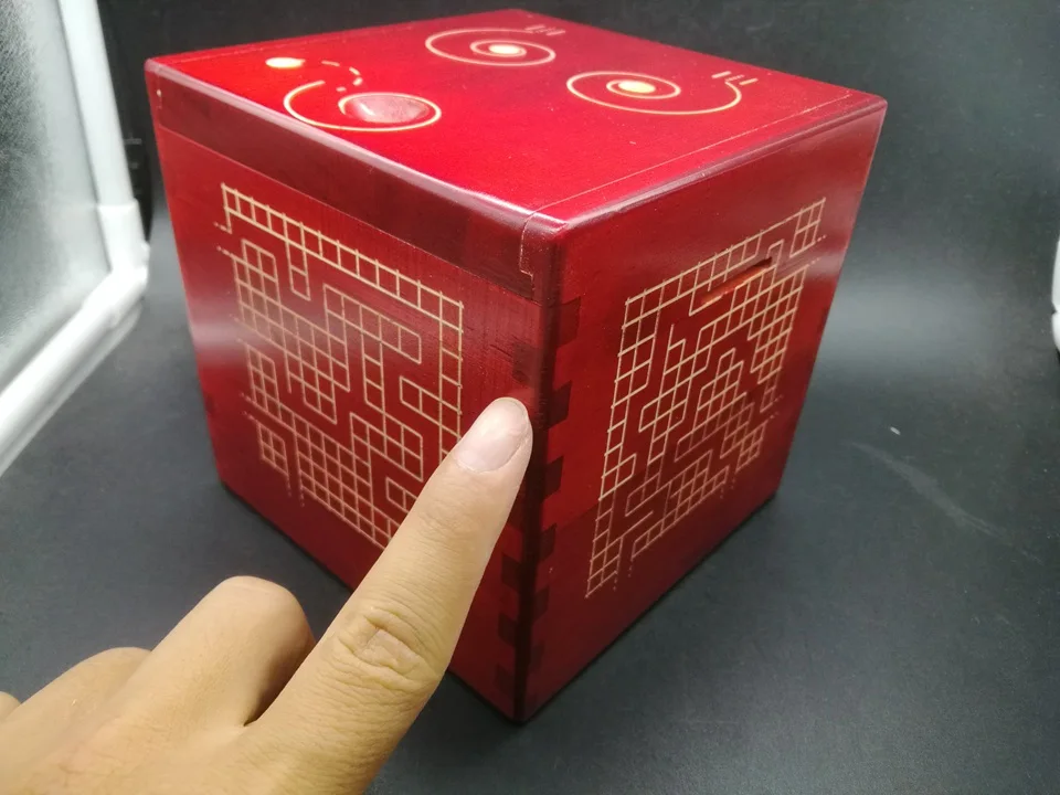 Сложная головоломка коробка игра игрушка Деревянный 3D лабиринт головоломка монета копилка подарок