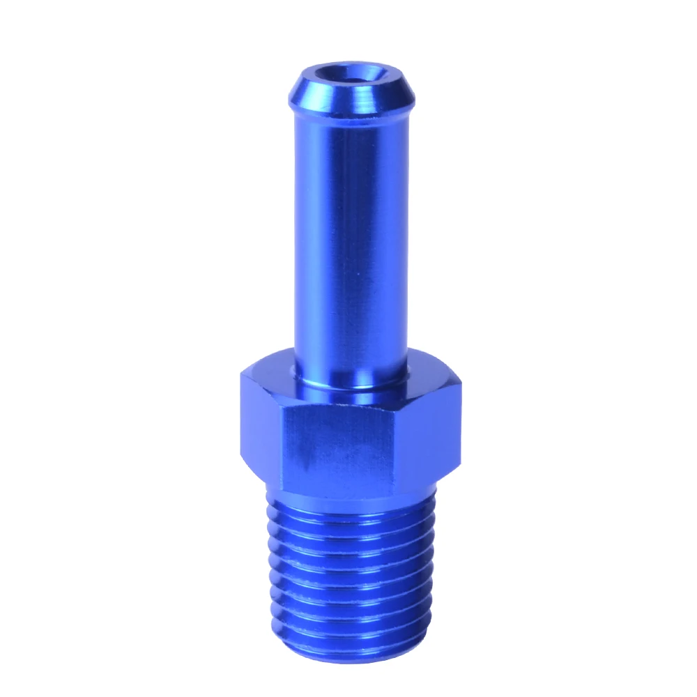 SPEEDWOW 1/4 &quotNPT Мужской прямой до 3/8&quot шланговый сосок с алюминиевым анодированием
