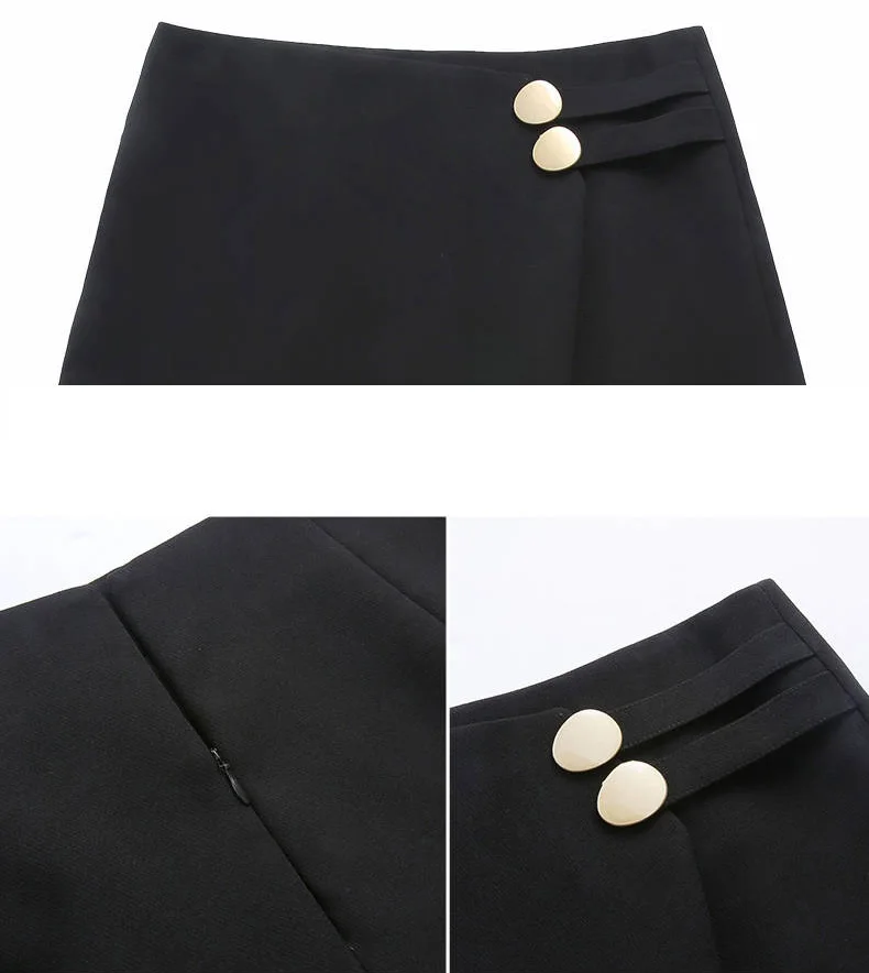 Мини юбка женская шифоновая приталенная Элегантная короткая офисная