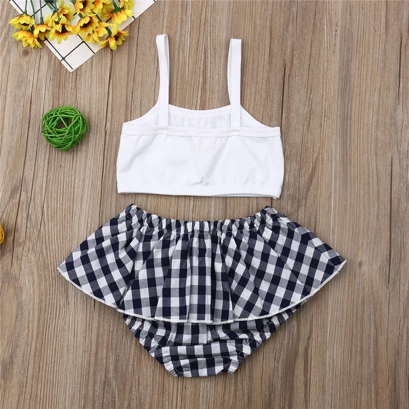 От 6 месяцев до 3 лет Одежда для маленьких девочек повседневные комплекты из 2