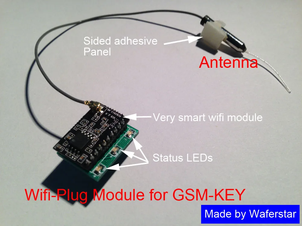 Умный беспроводной Wi Fi модуль с вилкой для пульта дистанционного управления GSM