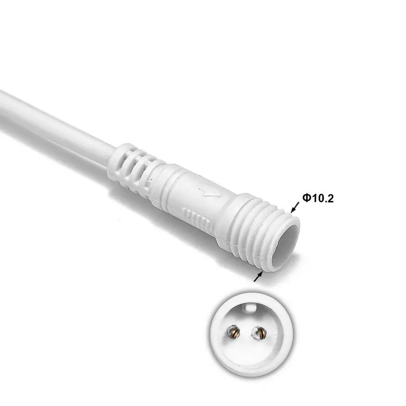 Водонепроницаемый соединительный кабель 2 контакта штекер гнездо 0 3 мм
