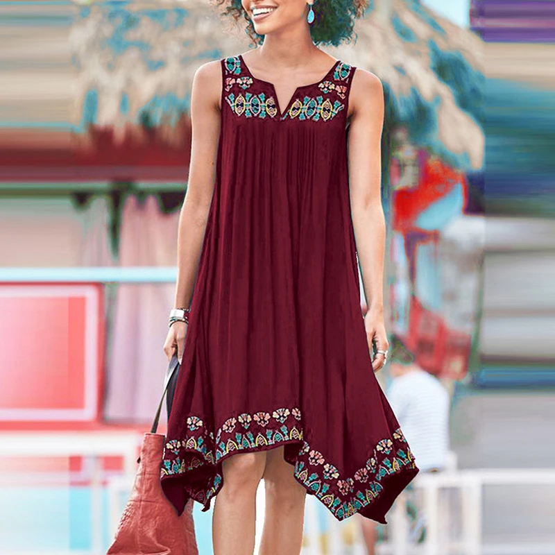 Женское платье без рукавов с v-образным вырезом облегающее стрейч принтом