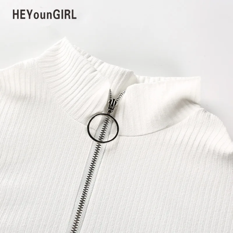 HEYounGIRL боди с высоким воротом, боди с принтом, комбинезон, женский комбинезон с длинным рукавом, сексуальный тонкий комбинезон на молнии