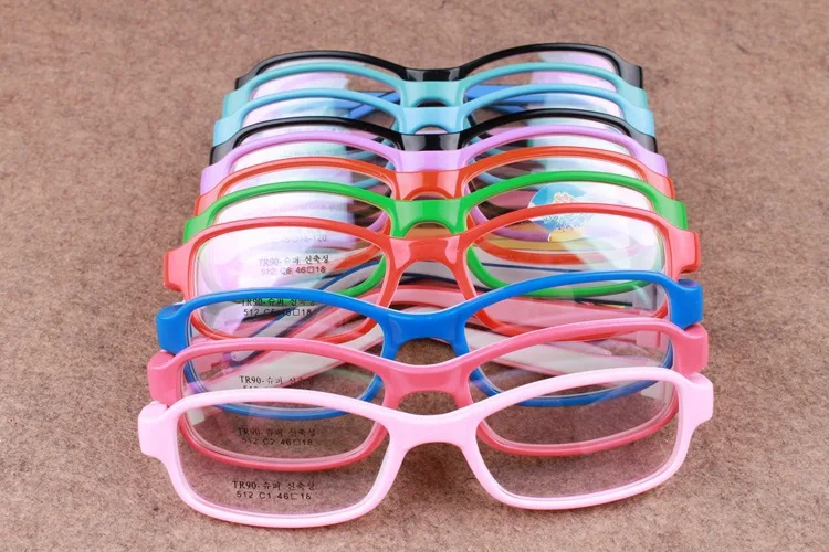 Очки для мальчиков с силиконовой оправой TR90 легкая оправа близорукости