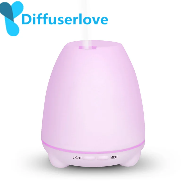 Diffuserlove 100ml Ultrasonic Air Humidifier Essential Oil Diffuser with LED Light Aroma Cool Mist Maker Household for office | Бытовая