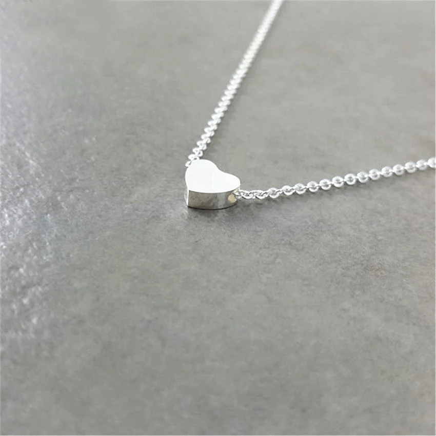 

Necklaces Women Love Jewelry Stainless Steel Heart Necklaces Pendants Bff Best Friend Gifts Collier Femme