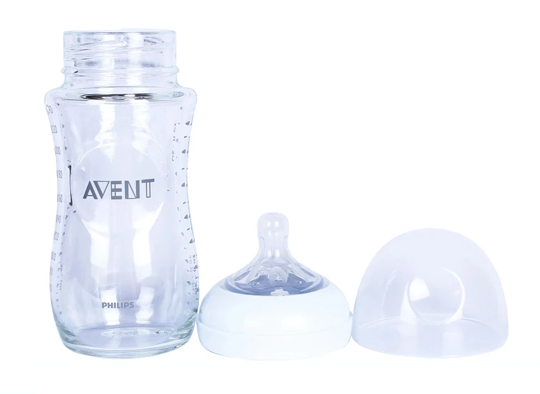 Оригинальная бутылка для кормления AVENT из натурального стекла 8 унций 240 мл 1 м + |
