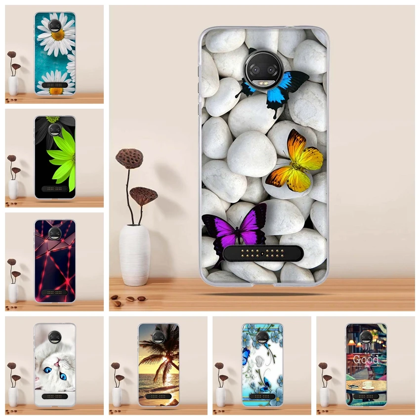 Чехлы для Motorola Moto Z2 Force мягкие силиконовые чехлы чехол 5 дюйма z Edition 2nd gen. Сумки