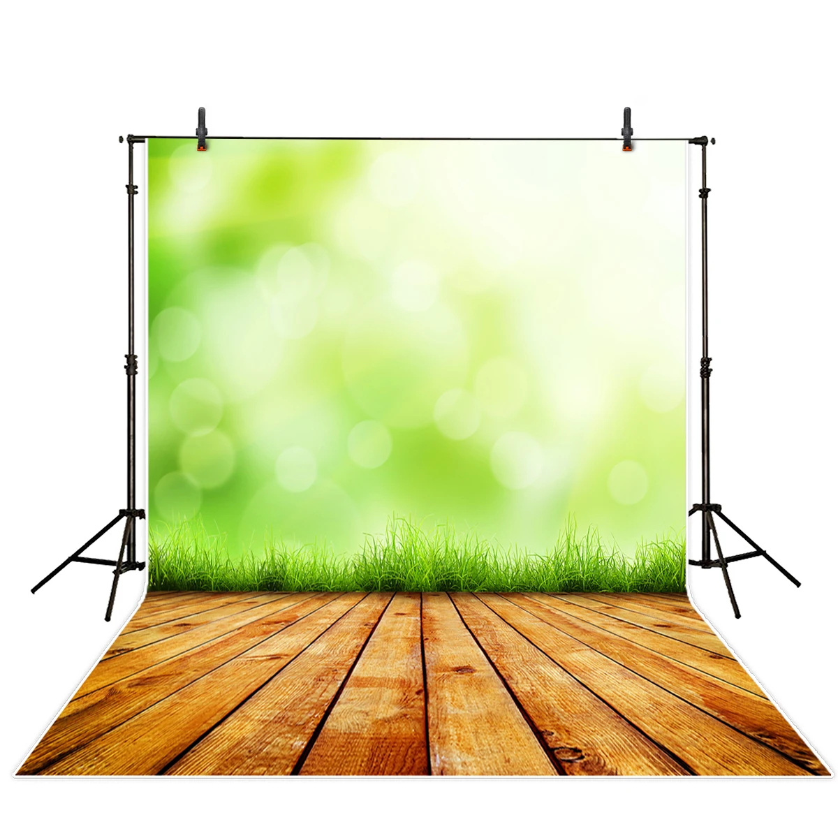 Allenjoy фоны для фотосъемки с зеленой травой bokeh Солнечный свет деревянный пол фон