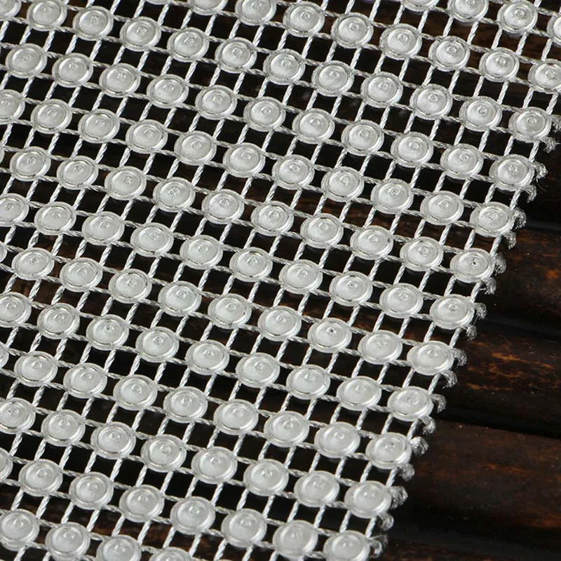 Новинка модная прозрачная сетчатая Стразы с кристаллами лента для букета