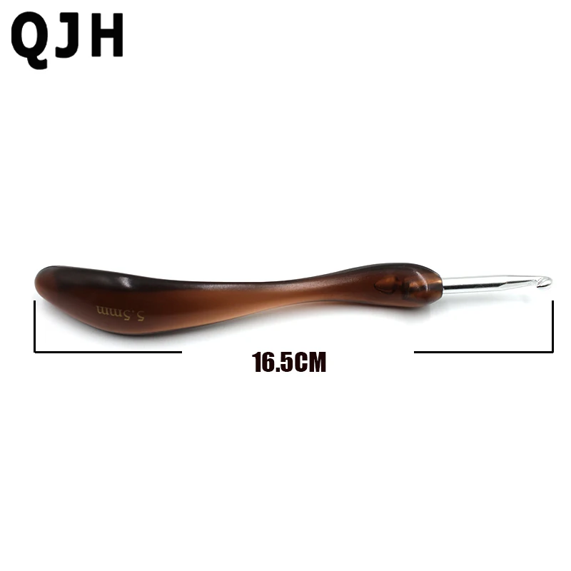 8 шт. пластиковые крючки для вязания крючком в форме коричневой ложки 2 5 6 0 мм|weaving