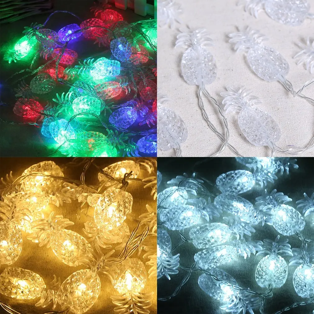 Fairy Lamp 20 LED White Round Ball Lights String Battery Powered Home Festival Christmas Decoration indoor | Освещение