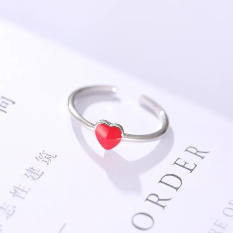 Богемные кольца с сердцем из настоящего серебра подарки для женщин свадебные