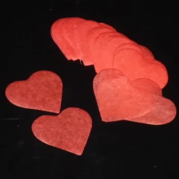 

Red heart snow paper (1bag=9pcs) - trick, Free shipping, card magic,Fire magic Magic trick classic toys