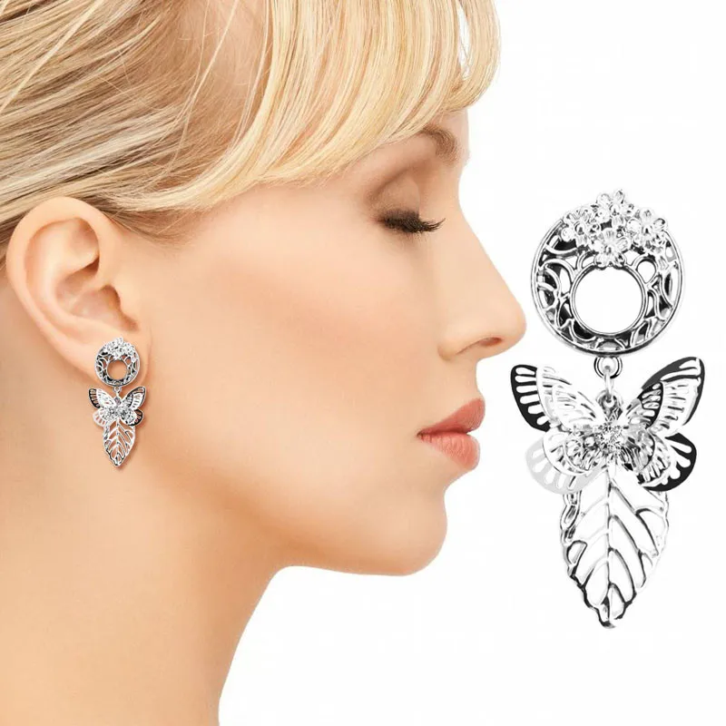 2 шт. туннели и заглушки для пирсинга 6-16 мм |