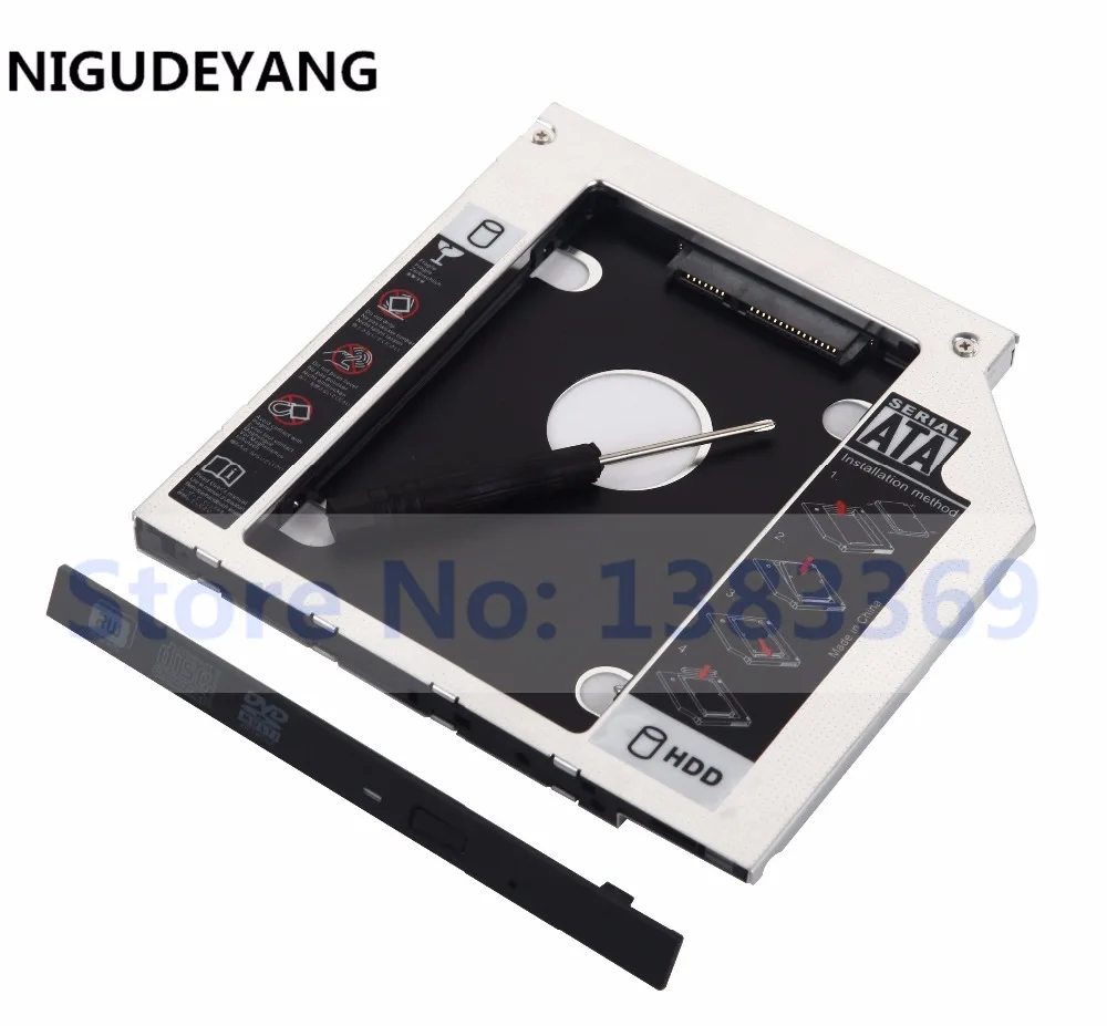 NIGUDEYANG 9 5 мм Sata к 2nd HDD Caddy Bay для Dell XPS M14Z M15X 14 L401X|2nd hdd|2nd hdd caddysata caddy |