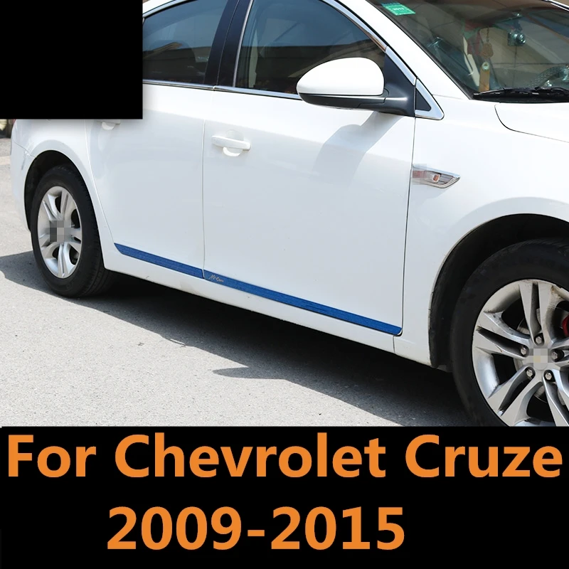 Аксессуары для Chevrolet Cruze 2009 2015 хромированный корпус из АБС пластика боковая линия