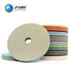 Бриллиантовые губки для полировки мрамора, гранита, искусственного камня, 125 мм, 5 дюймов