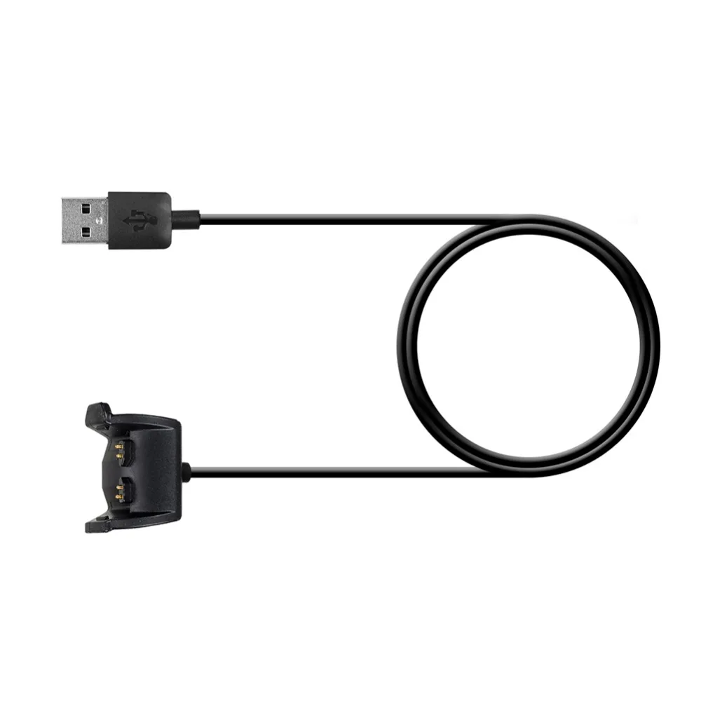 Hot USB Power Charger Cable for Garmin vivosmart HR Fast Charging Dock 1m Data Cord VIVOSMART HR+ Approach X40 Watch | Электроника
