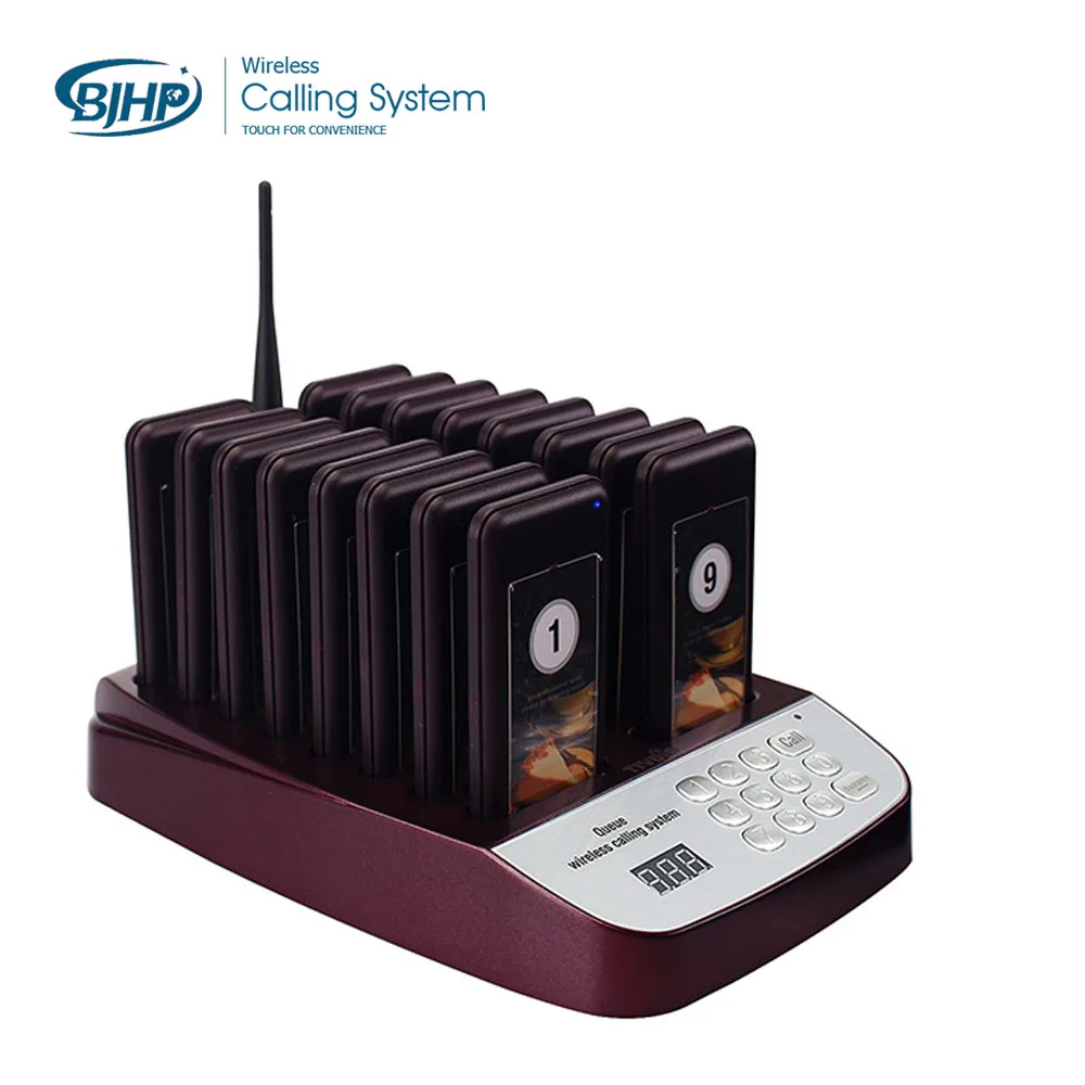 Беспроводной ресторанный гостевой пейджер (одна клавиатура с 16