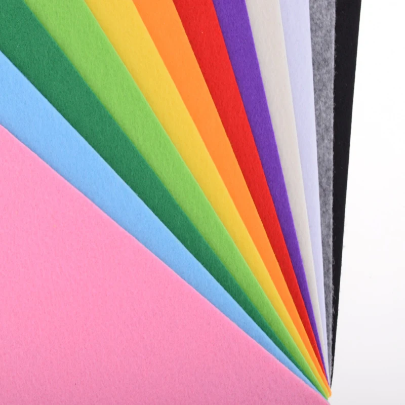 3 мм Толстая Войлочная Нетканая ткань полиэфирная для шитья кукольных ремесел