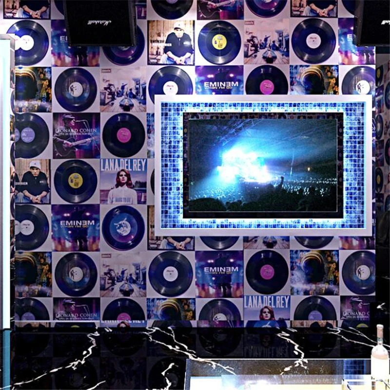 Beibehang Новые Ретро Винтажные обои якорь живая комната KTV тематическая коробка