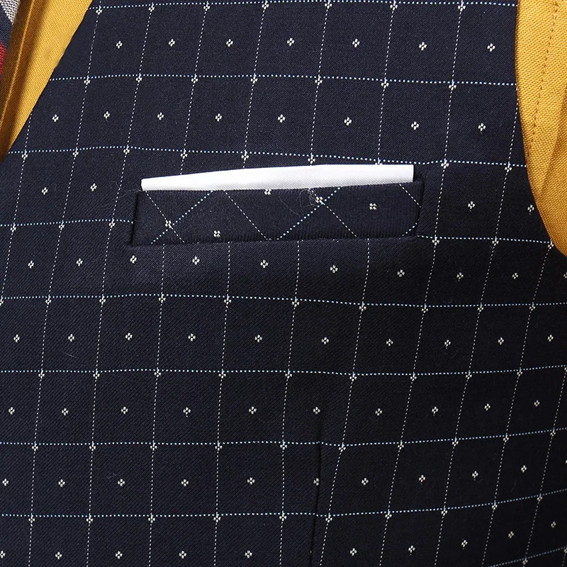 

Free Shipping High Quality 2018 Fashion Man Spring Autumn Vests Korean Style Slim Vest Plaid Clothing