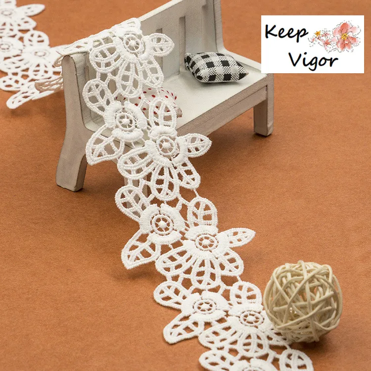 

(15 ярдов/партия) Ширина: 6 см вышивка кружева украшения ленты DIY тесьма для одежды Швейные аксессуары материал Свадебная вечеринка