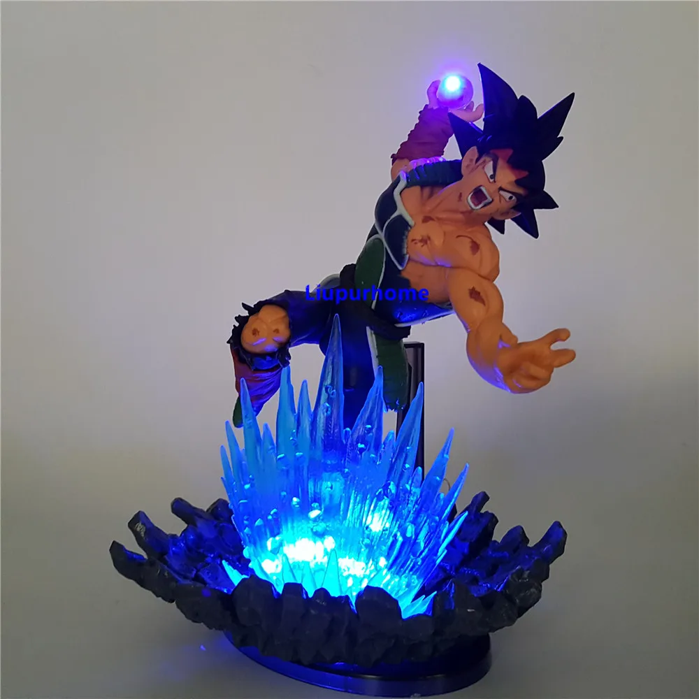 Dragon Ball Z Goku отец лопуха Светодиодная лампа ночник фигурки Супер Saiyan Dragon Ball Супер лопуха фигурка Lampara MY