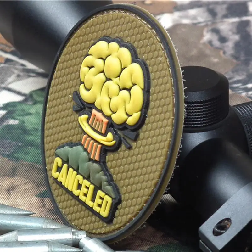 Отменил 3D резиновые ПВХ тактическая армия МССБ полноцветный значок|badge badges|pvc