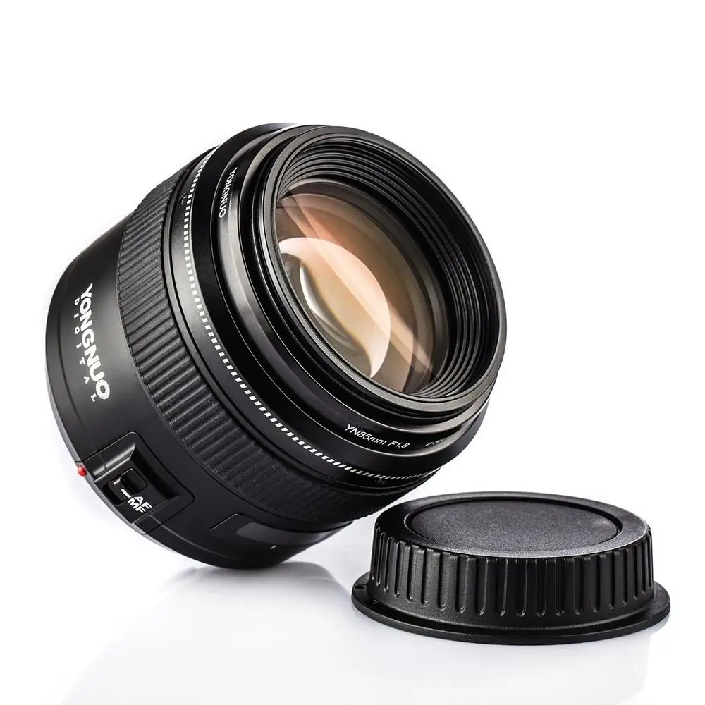 Светодиодная лампа для видеосъемки YONGNUO YN85mm F1.8 объектив AF MF Стандартный & средний