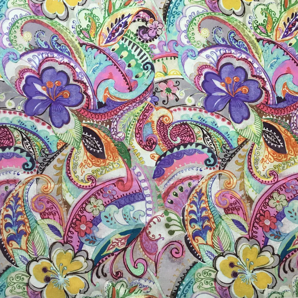 2 цвета Цветочный цифровой принт стул обивка диван кресло ткань декоративная