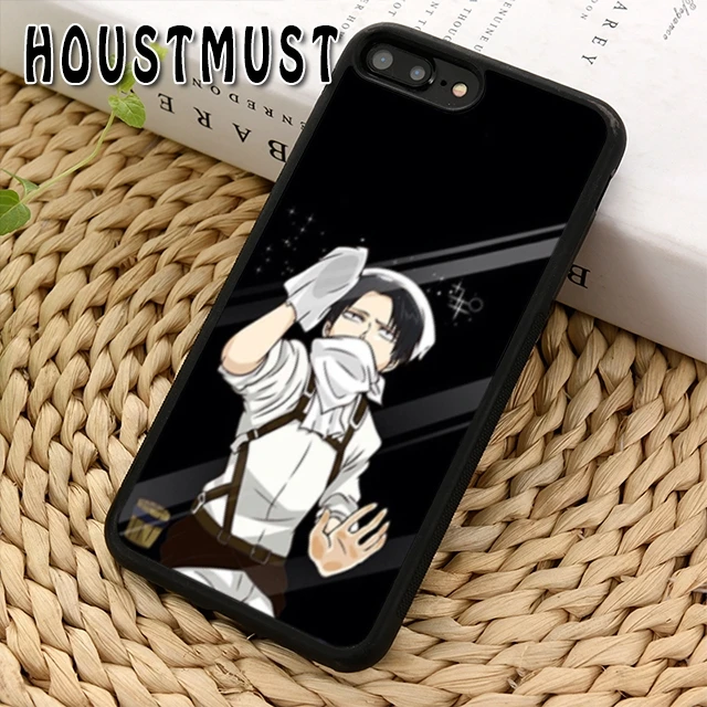 HOUSTMUST для косплея по аниме атака на Титанов (Леви Акерман чехол Чехол iPhone 5 5S SE 6 S 7 8