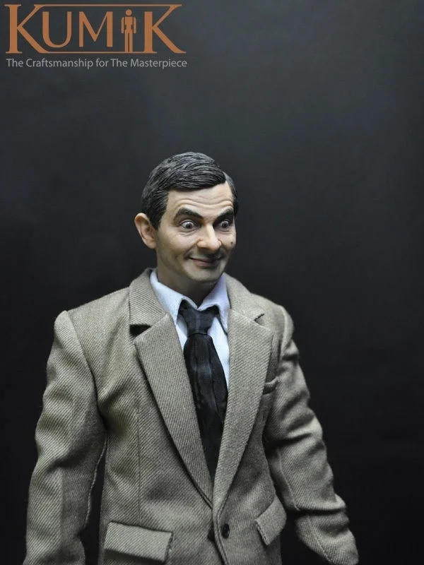 Kumik 1:6 рисунок YOOX мужской звезда Мистер Бин Роуэн Аткинсон Глава Sculpt | Игрушки и