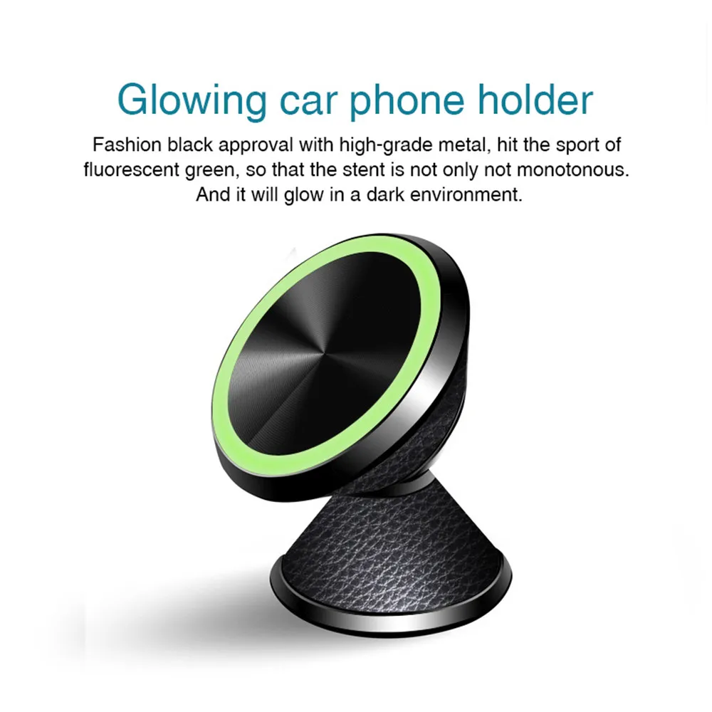 !ACCEZZ Magnetic Car Phone Holder Stand 360 Rotation Strong Magnet Hold Support GPS Universal Stands For iPhone X XS Samsung S10 |