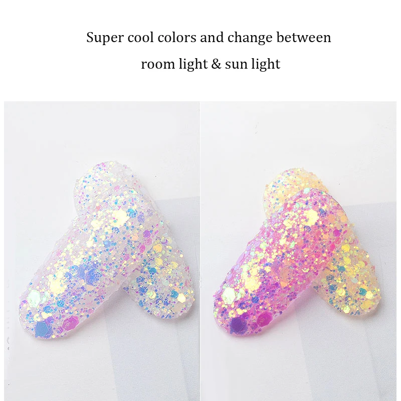 Новинка 2019 Солнцезащитный светильник меняющий цвет разные размеры блестящий