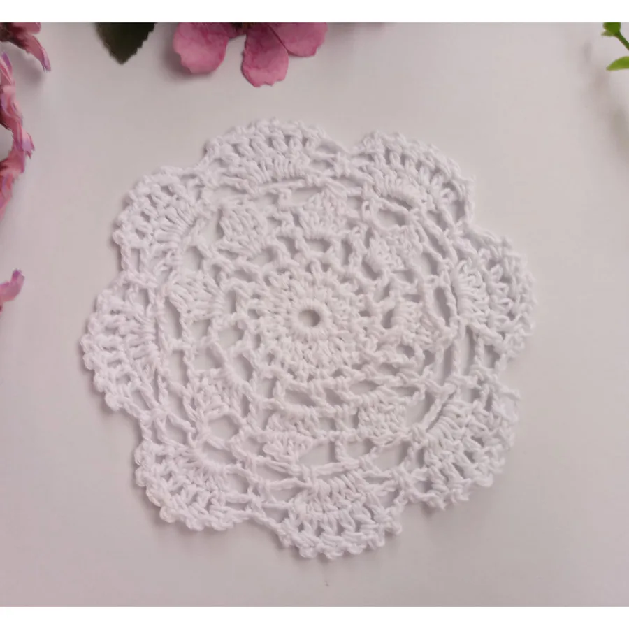 Бесплатная доставка 50 шт./лот оптовая продажа домашние круглые вязаные крючком