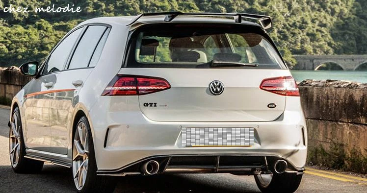 RevoZport Razor7 style задний спойлер на крыло крышу для Volkswagen GOLF7 MK7/GTI/R-line требуется