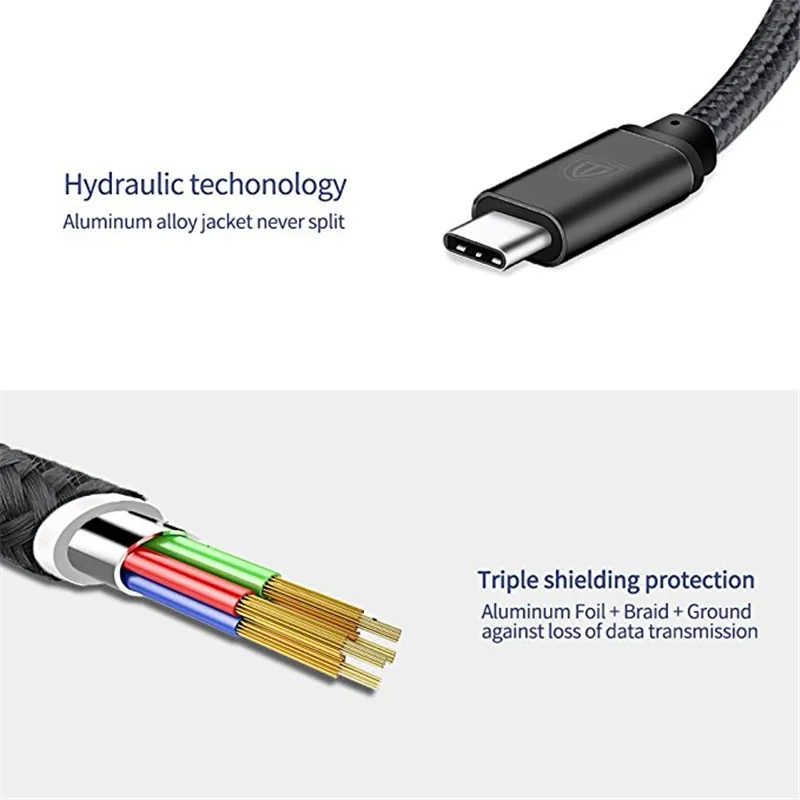 Fast Charging data USB Type C Cable For Samsung huawei honor 20 9 10 8 9x pro p smart z y9 prime nova 5t 5z 5i 6 Wire | Мобильные