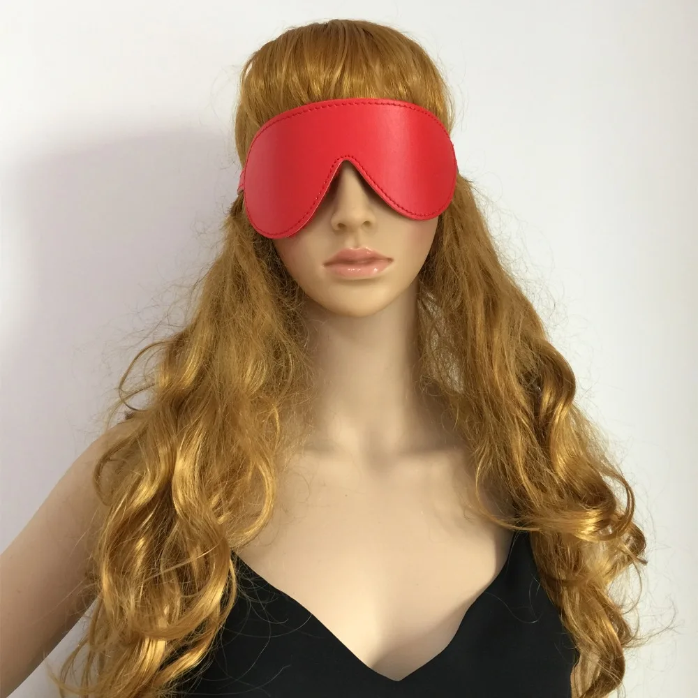 Секс-маска с завязанными глазами патч-кукла сексуальное белье Babydoll БДСМ бондаж интимные игрушки для взрослых секс-игрушка заклепки повязка из кожи на глаза