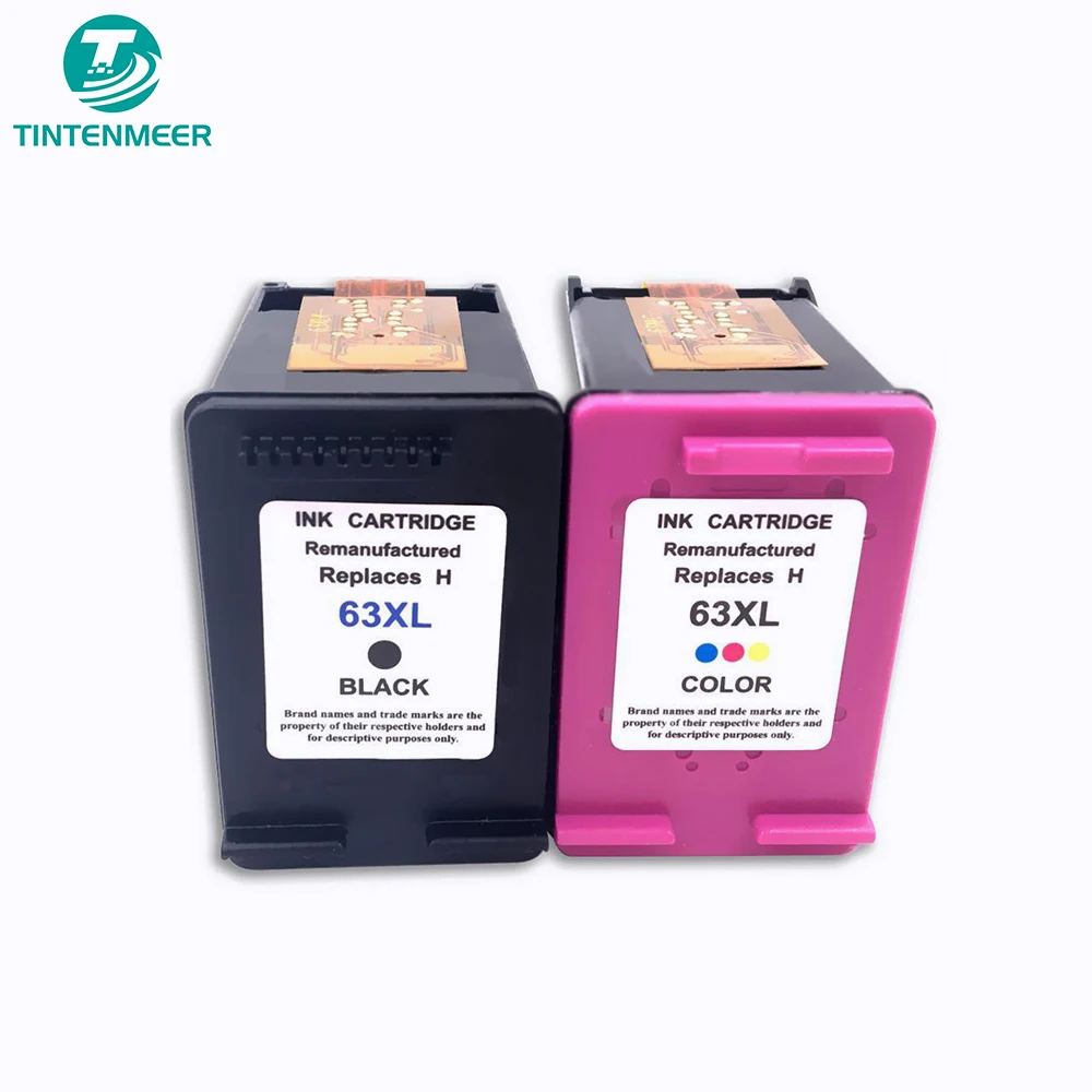 

TINTENMEER Premium Quality Ink Cartridge 63 Compatible For Hp Envy 4511 4512 4520 4522 4524 Printer Combo Pack