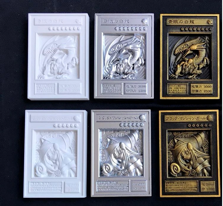 YU GI OH золотая карта металлическая местный японский Золотой глаз белый дракон VOL