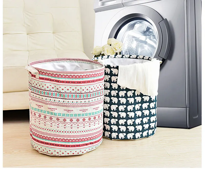 Drawstring корзина для хранения белья большая емкость Детская Игрушка Корзина для мытья корзина для белья органайзер для грязной одежды ведро для хранения