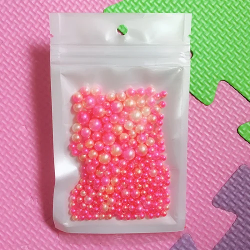 20g B 20 г/пакет стеклянный бисер слайм поставки DIY Блестящий Жемчуг слизь наполнитель пушистые украшения A-B Цвет Градиент клейкие аксессуары - Цвет: 20g B
